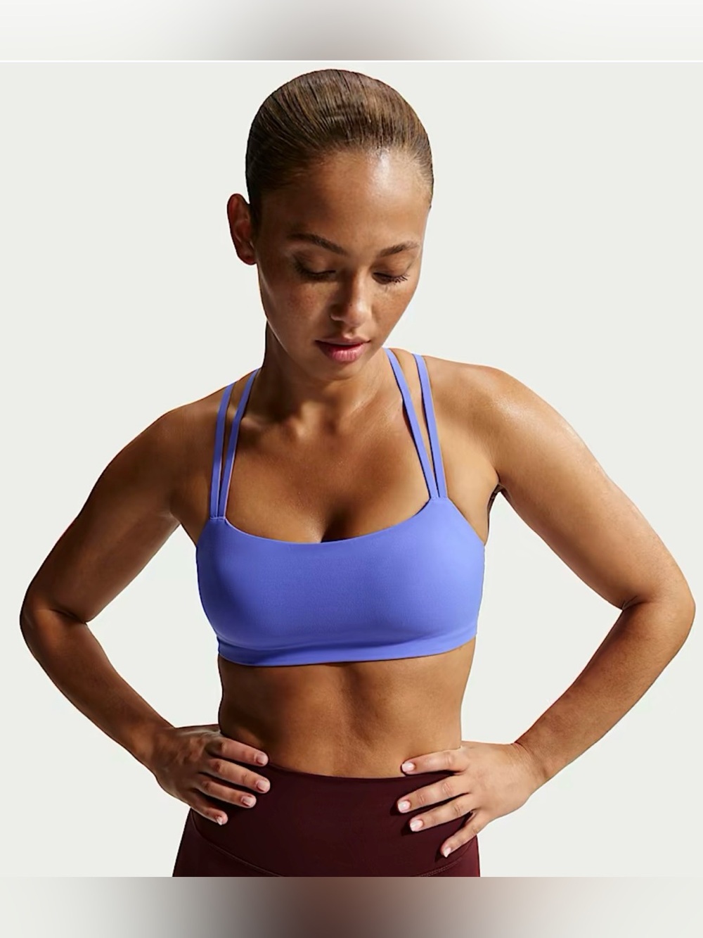 NWT Nike Zenvy Sapphire/White
Women's Light-Support Padded Sports Bra Size S - Picture 4 of 5